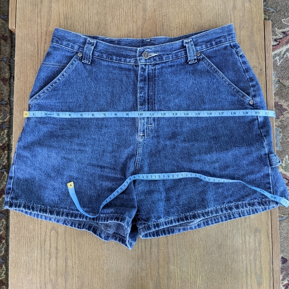 RIDERS BY LEE Vtg Denim Carpenter Shorts - Picture 9 of 10